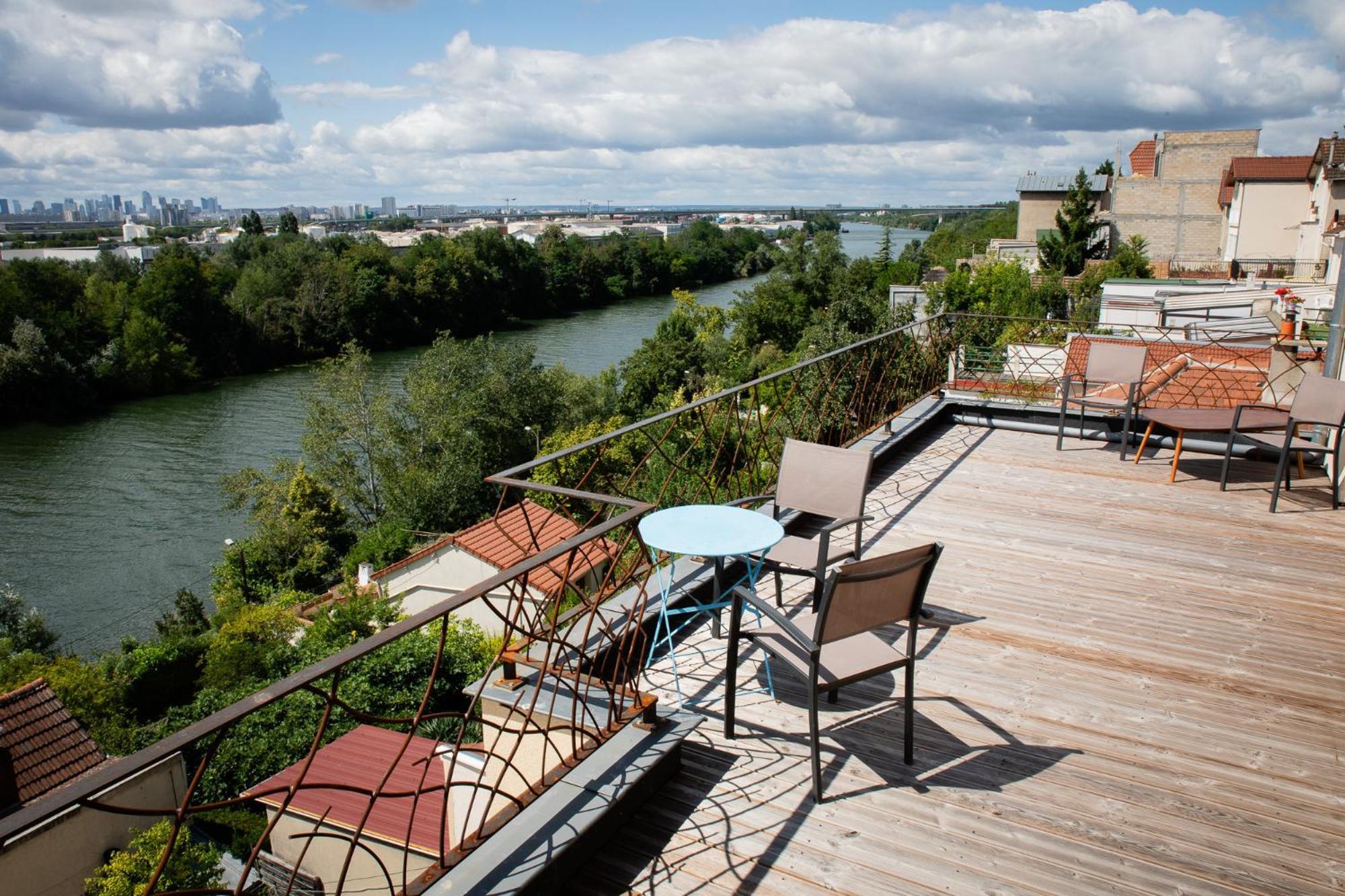 L'Atelier Sur Seine Bed & Breakfast Épinay-sur-Seine Dış mekan fotoğraf